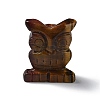 Natural Tiger Eye Owl Healing  Figurines DJEW-Z005-01A-2