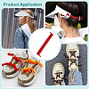 Polyester with Latex Silk Replacement Visor Curl  Cord DIY-WH0888-579B-5