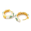 Rack Plating Brass Hoop Earrings EJEW-C102-43G-01-2