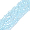 Electroplate Glass Beads Strands EGLA-A044-J3mm-B04-1