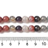 Dyed & Heated Natural Dragon Veins Agate Beads Strands G-P539-A01-12-5