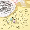 700Pcs 7 Styles 201& 304 Stainless Steel Split Rings STAS-CJ0002-17-6