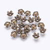 Tibetan Style Alloy Bead Caps X-MLF1225Y-NF-1