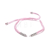 Nylon Cord Braided Bead Bracelets Making BJEW-F360-FP01-2