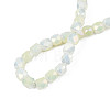 Electroplate Glass Beads Strands EGLA-N002-13-A12-4