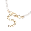 Round Natural Cultured Freshwater Pearl & Glass Beaded Bracelets & Necklaces & Dangle Earrings Sets SJEW-JS01366-5