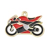 Racing Car Theme Alloy Enamel Pendants AL-CBA4666-03C-02-1