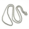 Tarnish Resistant Trendy Unisex 201 Stainless Steel Box Chain Necklaces NJEW-L043C-48P-1