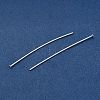 Brass Flat Head Pins KK-H502-01G-S-2