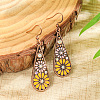Bohemian Alloy Enamel Dangle Earrings FS-WG2DAA9-03-1