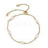 Natural Cultured Freshwater Pearl Beads Slider Bracelets BJEW-JB14195-3
