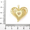 Brass Micro Pave Cubic Zirconia Pendants KK-S511-05C-G-3