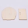 Wooden Painting Mold WOOD-WH0110-37-1