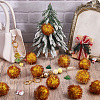 32Pcs Faux Fur Soft Sequins Pompom Ball DIY-SC0033-96B-4