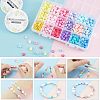  DIY Opaque Children's Day Stretch Bead Bracelets Making Kits DIY-NB0004-75-2