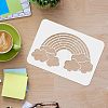 Large Plastic Reusable Drawing Painting Stencils Templates DIY-WH0202-058-3