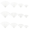 12 Styles 304 Stainless Steel Flat Head Pins & Eye Pin & Ball Head Pins STAS-YW0003-26-1