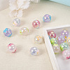 16Pcs 8 Styles UV Plating Rainbow Iridescent Acrylic Beads PACR-TA0001-07-4