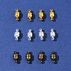 12 Sets 3 Colors Brass Magnetic Clasps KK-FS0001-55B-7