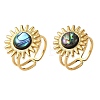 Stainless Steel Cuff Open Rings RJEW-JR01077-02-3