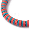 Polymer Clay Stretch Bracelets BJEW-JB10942-5