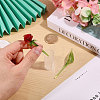 2Pcs Glass Flower Display Decorations AJEW-CO0001-04C-3