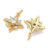 Brass Micro Pave Cubic Zirconia Pendants KK-A291-33C-G-2