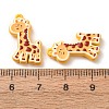 Baking Paint Zinc Alloy Pendants AL-CBAEA91-01-3