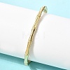 Brass Hinged Bangles for Women BJEW-H639-05G-5