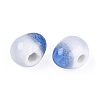 Handmade Porcelain Crackle Beads PORC-Q006-12A-2