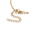 304 Stainless Steel Chain Necklaces NJEW-G335-41G-4
