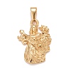 Ion Plating(IP) 304 Stainless Steel Pendants STAS-D165-14G-07-1