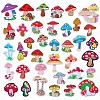 37Pcs Mushroom Embroidered Cloth Patch PATC-WR0001-31-1