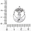 201 Stainless Steel Pendants STAS-Z155-06P-3