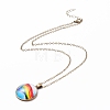 Rainbow Pride Necklace NJEW-F290-01D-2