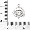 Brass Micro Pave Cubic Zirconia Pendants KK-Q048-23P-3