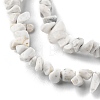 Natural Howlite Beads Strands G-G0003-B17-5