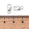 Brass Lobster Claw Clasps KK-C255-10P-3