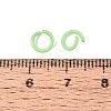 Spray Painted Iron Open Jump Rings IFIN-T017-04C-06-3