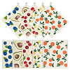 10Pcs 5 Styles Wood Pulp Cotton Cleaning Cloth AJEW-MA0001-35A-1