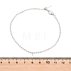 2MM Brass Ball Chain Bracelet Making KK-D238-01P-3