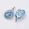 Synthetic Turquoise Pendants G-E442-04A-2