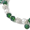 Alloy Enamel Charm Bracelets BJEW-JB12844-4