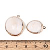 Electroplated Natural Shell Pendants BSHE-T015-14-3