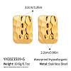 Geometric 304 Stainless Steel Stud Earrings for Women XN4222-1-1