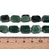 Natural Fuchsite Beads Strands G-T138-26A-11-5