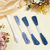4 Skeins 4 Colors Cotton Embroidery Threads OCOR-CY0004-73B-4