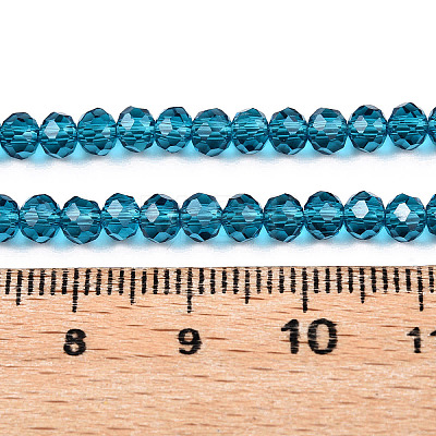 Glass Beads Strands EGLA-A044-T8mm-D27-1