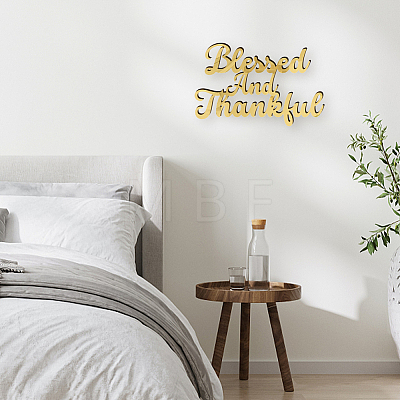 Wood & Acrylic Wall Art Decorations HJEW-WH0075-004-1