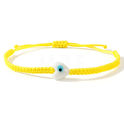 Bohemian Glass Bead Braided Bead Bracelets HV2776-4-1
